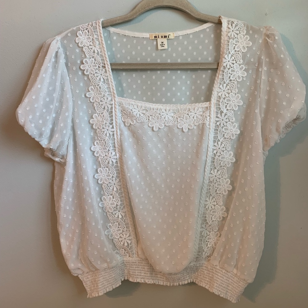 Francesca’s Miami Medium White Top